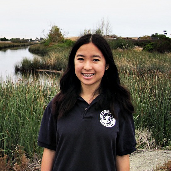 Brower Youth Award Winner Lynnea Shuck, on the Don Edwards San Francisco Bay National Wildlife Refuge